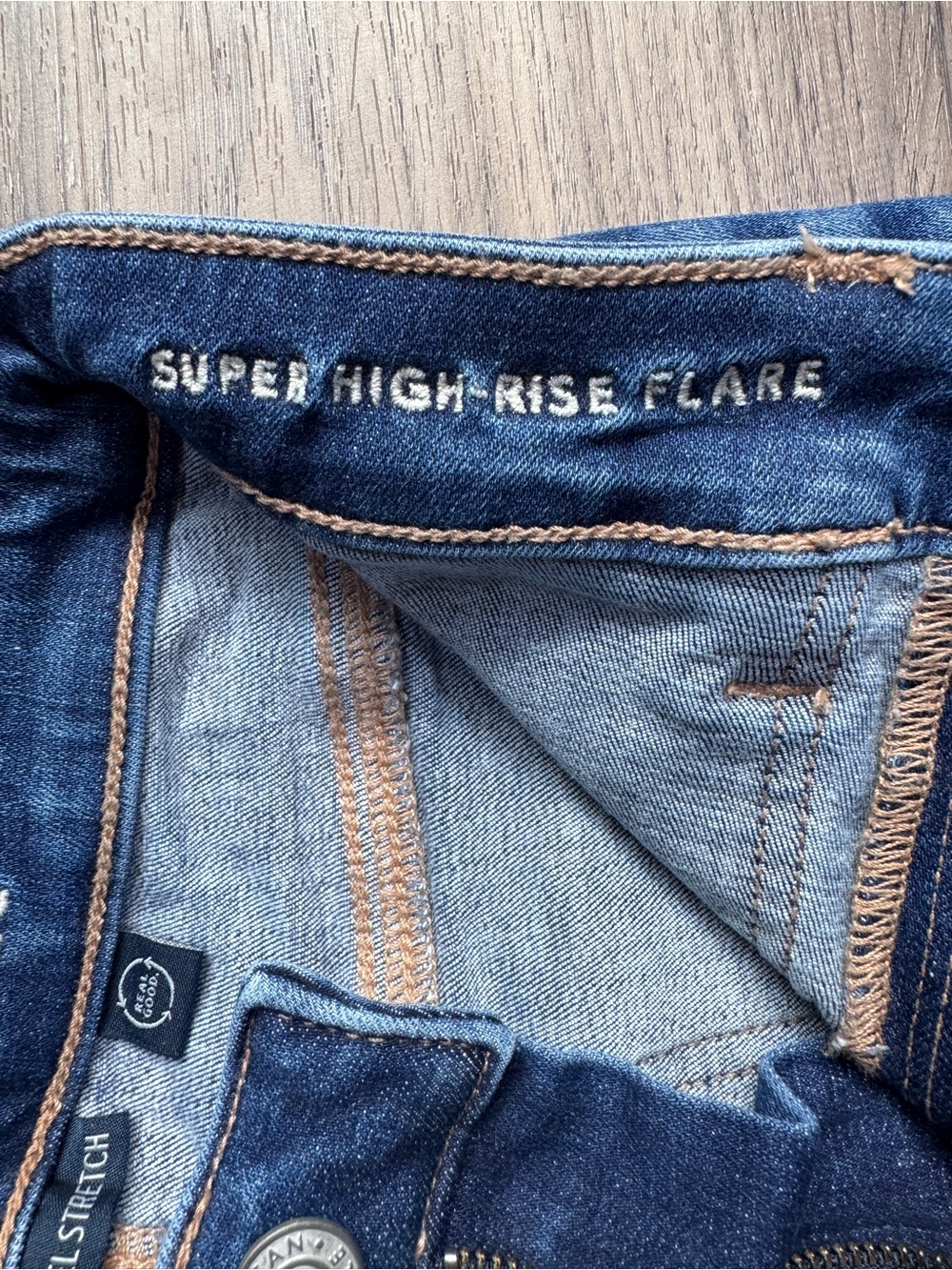 American Eagle Outfitters Women's Super High-Rise Flare - Size 00 Regular - Picture 10 of 14